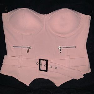 Adorable pink bustier🎀 size Large
